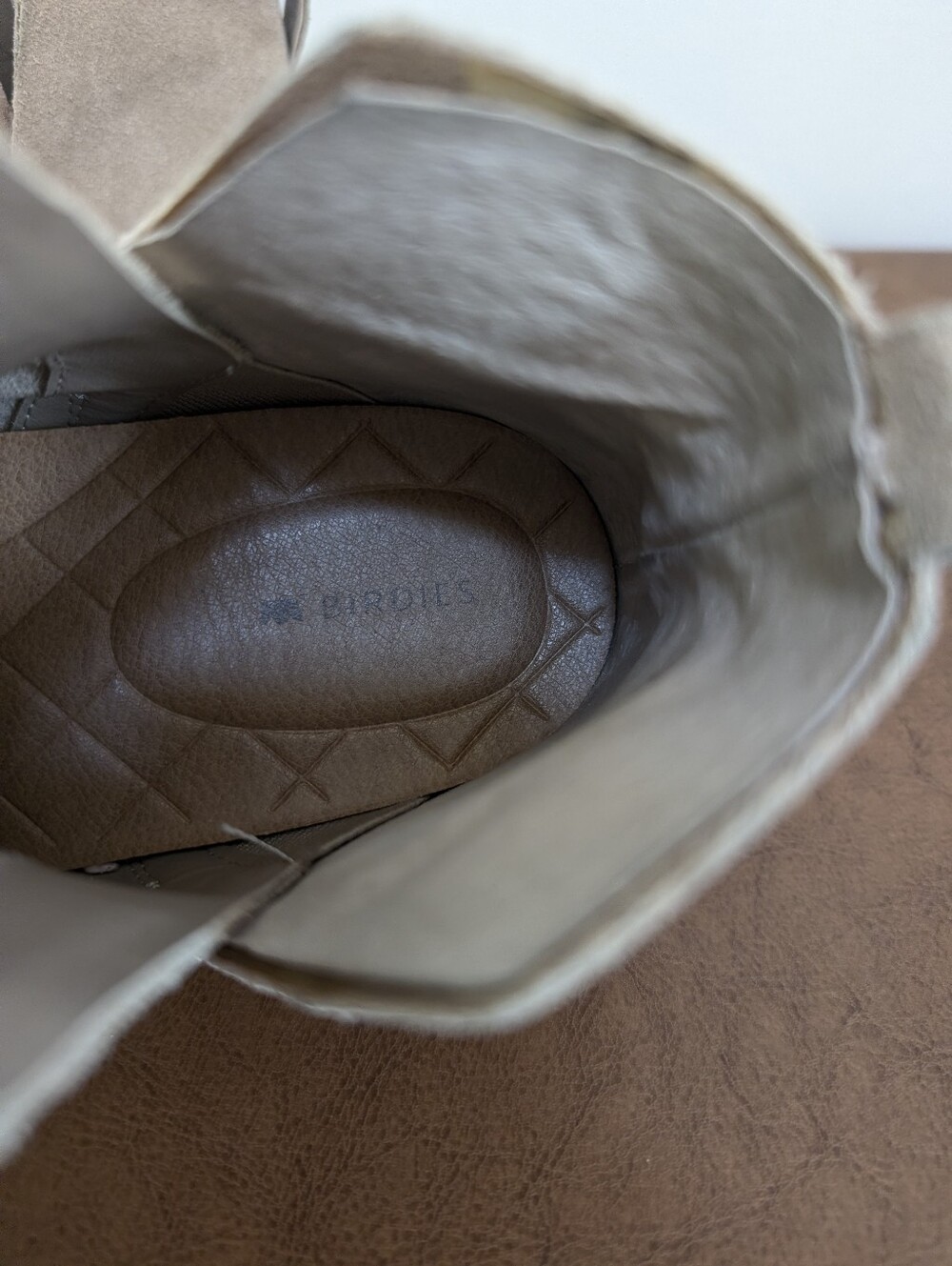 Birdies The Falcon Boots in Almond Milk - Picture 5 of 8